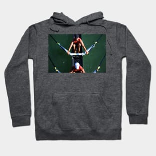 Aerial View of Rowers Hoodie